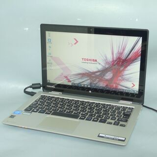 1台限定 送料無料 タッチ対応 ゴールド色 ノートパソコン 中古...