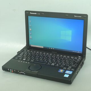 送料無料 820時間使用 日本製 軽量 ノートパソコン 中古美品...