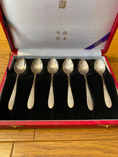 純銀スプーン　6本　新品未使用　三越
