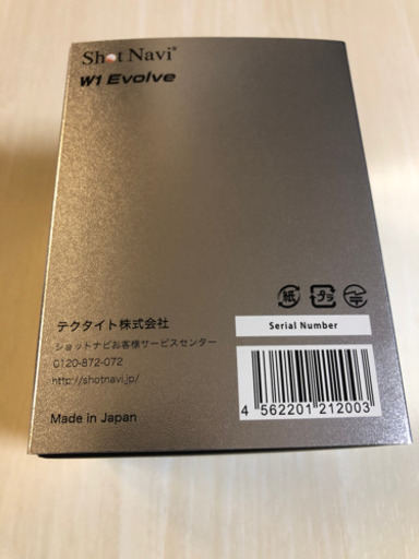 【新品未開封 】ショットナビ エボルブ W1 Evolve BK