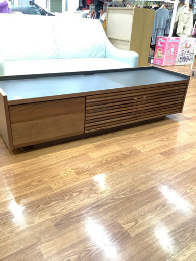 FUJIEI AVボード　テレビボード　ツートン　ブラウン