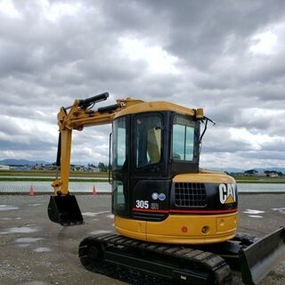 バックフォー　ショベル　ユンボ　除雪機　CAT 305SR クレーン仕様の画像