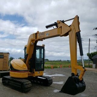 バックフォー　ショベル　ユンボ　除雪機　CAT 305SR クレーン仕様の画像