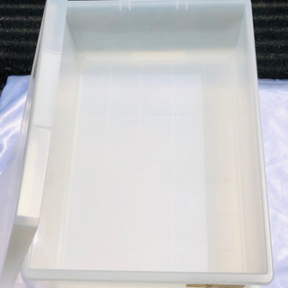 *決まりました*無印良品キャリーボックス・ロック付き２個の画像