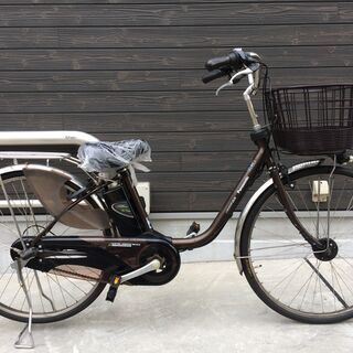 地域限定送料無料 パナソニック ビビ DX 8,9AH 新基準 子供乗せ 黄