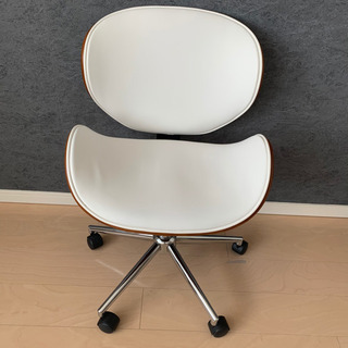 【ホワイト】リモートワーク用チェア