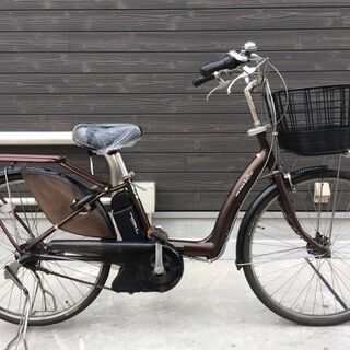 地域限定送料無料　バッテリー新品　ラフィーニ　三人乗り　茶　神戸市　電動自転車 地域限定送料無料 ヤマハ パス ラフィーニ 三人乗り 新基準 8,1AH 子供乗せ