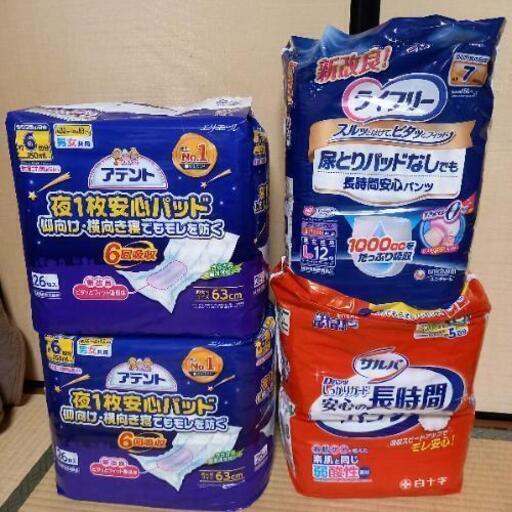 大人用紙パンツと尿とりパット　　お取引決定しました。