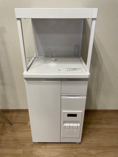 【引取者決定】レンジ台　レンジボード　米収納付き