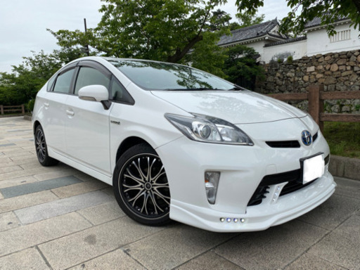 プリウス30後期 トヨタ純正 車検 スペアー カスタム 20系 195/65R ブリジストン ECOPIA シンプルカスタム専門！30プリウス後期！車検満タン即乗り可！ (ヴェル