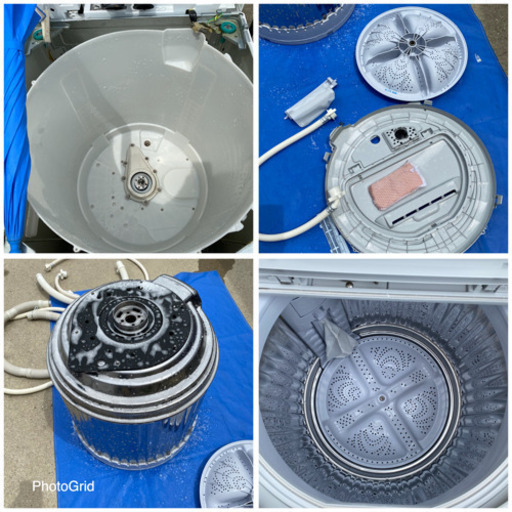 お薦め品‼️ 分解洗浄済み‼️シャープ 洗濯乾燥機 ES-TX5C-S 2018年