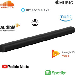 ソノス サウンドバー Arc - Dolby Atmosに対応 テレビや映画、音楽などを楽しめるプレミアムなスマートサウンドバー AirPlay2 対応 Amazon Alexa搭載 TV Speaker ブラック 黒 大型の画像