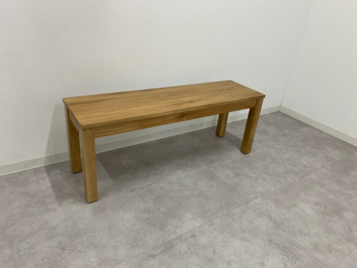 【新品】天然木無垢材ベンチ　アウトレット品