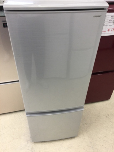 冷蔵庫 SHARP 167L 2018年製 SJ-D17D-S