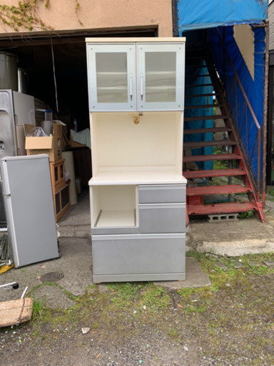 ニトリ　食器棚　キッチンポード　幅80㎝