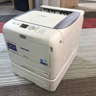 沖 OKI LEDカラープリンター　C841dn A3対応拡張トレイ付