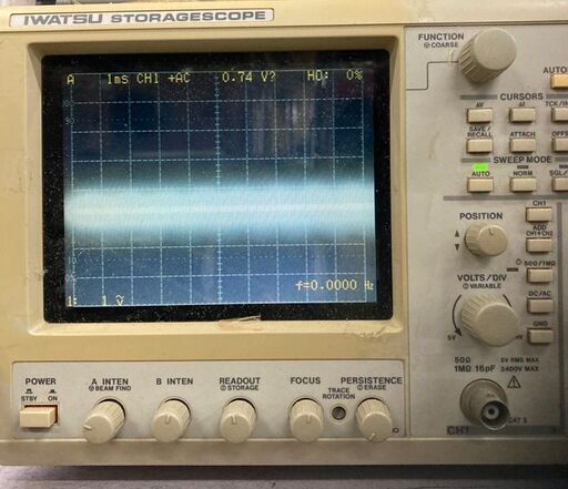 IWATSU 岩通 OSCILLOSCOPE　オシロスコープ TS−8500 500MHz (J921amxY)