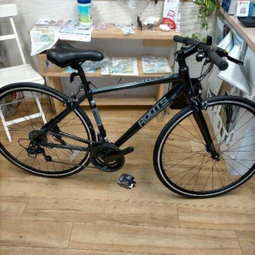 在庫処分！早い者勝ち！新車　引取限定　クロスバイク 楽天市場】クロスバイク アルミ製 自転車 送料無料 8割完成車 シマノ 7