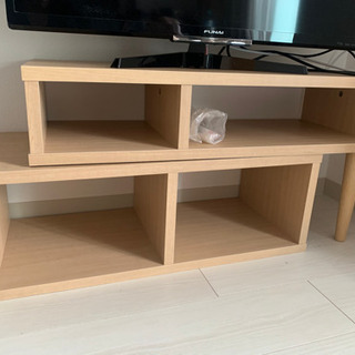 【早い者勝ち！】テレビ台(美品)変動式でカタチを変えれます