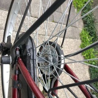 ママチャリ　あずき色　値下げしましたの画像