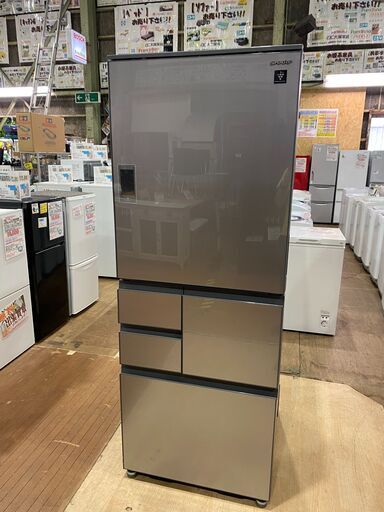 【愛品館市原店】シャープ 2018.年製 551L 5ドア冷蔵庫 SJ-WX55E-S 【管理IR013267-104】