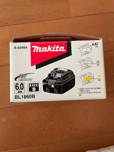 マキタ　バッテリー　純正　6.0Ah 18v 純正