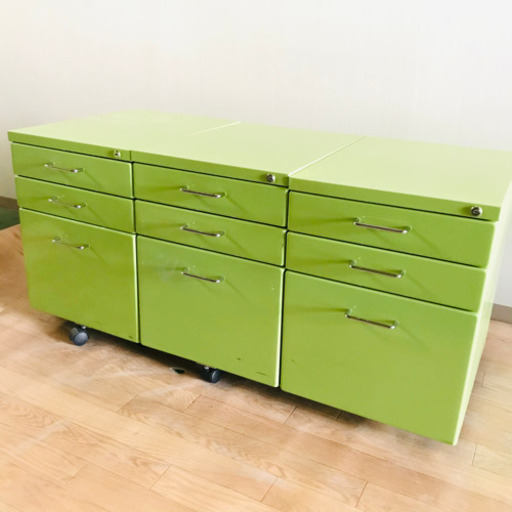 デスクワゴン　オフィス家具　キャビネット　インサイドワゴン　収納家具