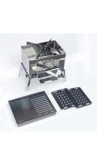 笑's コンパクト焚き火グリル 「B-GO」 グリルプレート