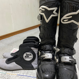 オフロードバイク　ブーツ　アルパインスター値下げの画像