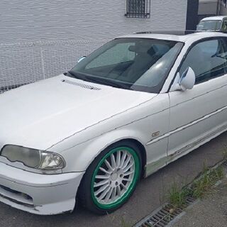 価格高騰中　BMW３１８CI　希少左ハンドルの5速マニュアルローサス　アルミ　マフラー部品取り？交換可の画像