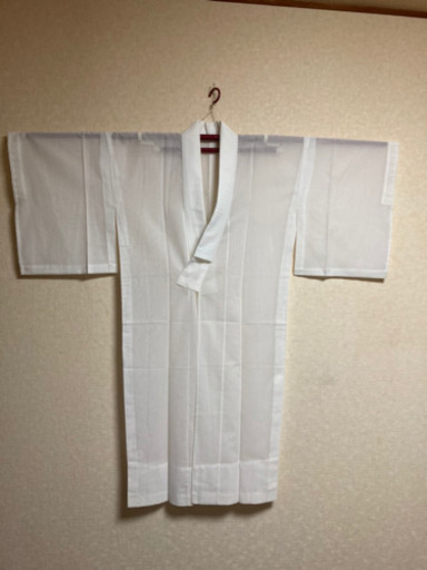5MKO404  和服 肌襦袢 レース付き 下着 白
