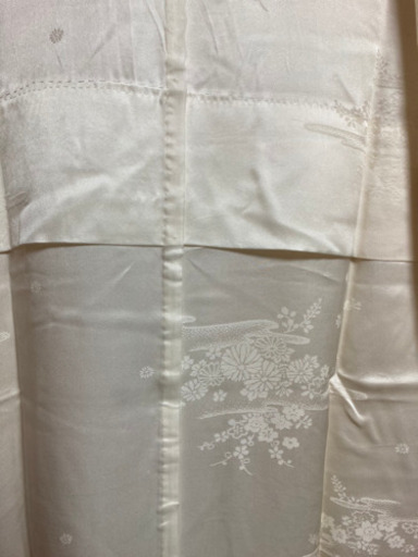 5MKO407   着物 肌襦袢 刺繍 白 シンプル