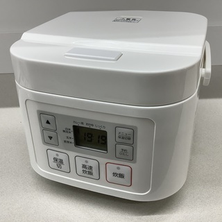 6ヶ月動作保証付！ニトリ マイコン炊飯ジャー 3合 2019年製...