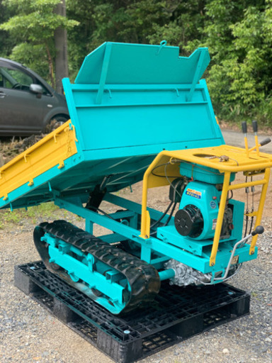 筑水キャニコム　クローラ運搬車　油圧ダンプ　GC-300 最大積載量500kg 再塗装　