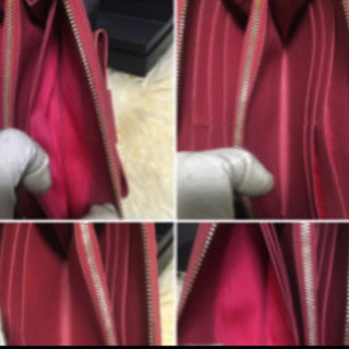 【保存箱一式付属】PRADA 長財布 ピンク リボン サフィアーノの画像