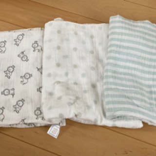 おくるみ4点、授乳ケープセットの画像
