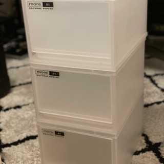コーナン　収納ボックス　3つ　収納棚　引き出し