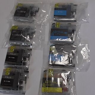 ブラザーのインクジェットプリンターの互換インク8個で激安の画像