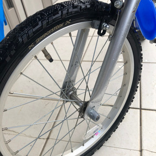 子供用自転車　18インチ　ブリヂストン　エコキッズスポーツブルーの画像