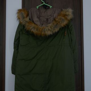 6/16まで限定【超美品★一回しか着たことのない】モッズコート★外側にも内側にも2つポケットがあるの画像