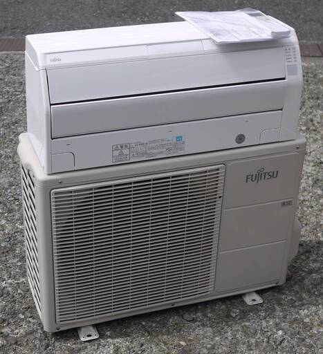 美品 富士通 ルームエアコン AS-R40E 4.0kw 冷房 11～17畳 暖房 11～14畳 100V 自動お掃除 人感センサー 音声お知らせ スマホ対応