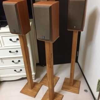 木製スピーカー台　ハンドメイド品　4本セット
