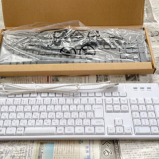 有線キーボード 新品未使用と美品  1000円で両方お譲りします