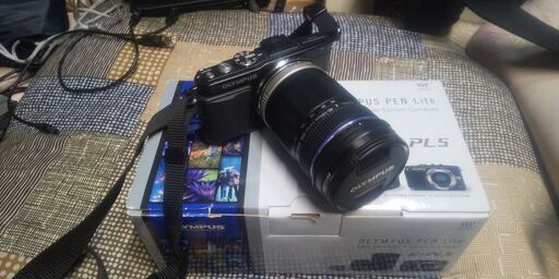 値下げ。OLYMPUS PEN E-PL5本体+望遠レンズ