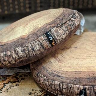 【３点セット】 MERO WINGS メロウィングス　メロウィング　丸太　スツール　クッション　インテリア　ウッド　【メーカー欠品中にて入手困難】の画像