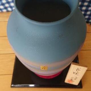 工芸品 花瓶 未使用品 山治窯 正峰作 連山 の画像