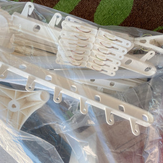 未使用品　2段室内物干しの画像