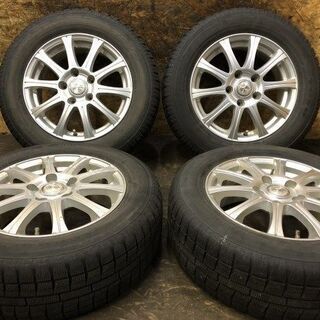 TOYO GARIT G5 195/65R15】スタッドレス【ZELERNA 社外 15インチ