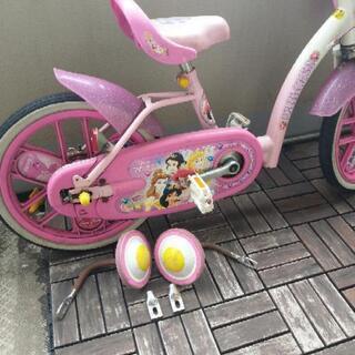 プリンセスシャイニー子供用自転車16インチの画像