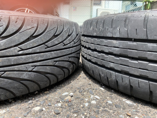 165/40Ｒ17 タイヤホイールセット4本 軽自動車 インチアップ 中古
